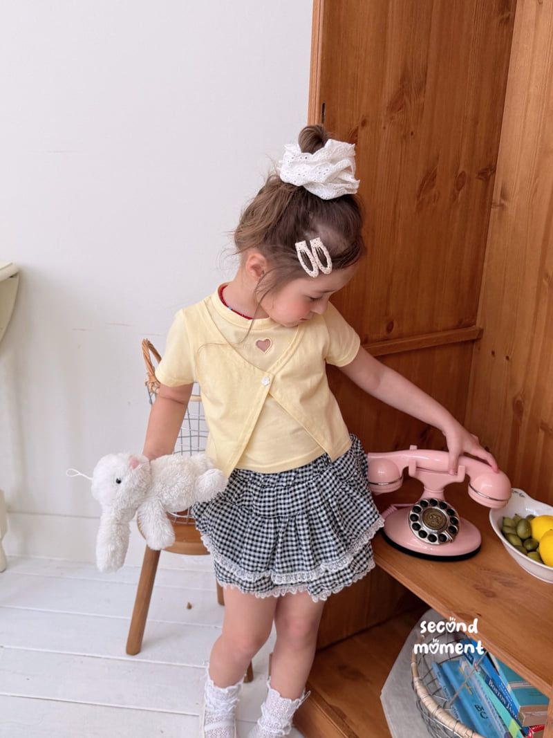 Second Moment - Korean Children Fashion - #magicofchildhood - Layered Heart Tee - 4