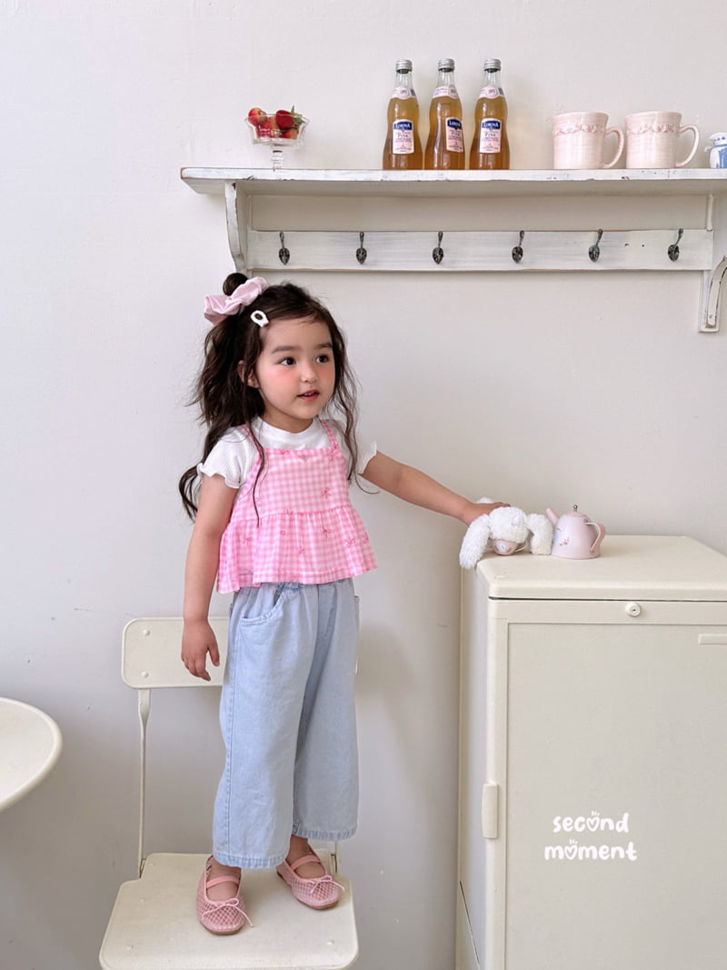 Second Moment - Korean Children Fashion - #minifashionista - Minky Ribbon Bustier - 9