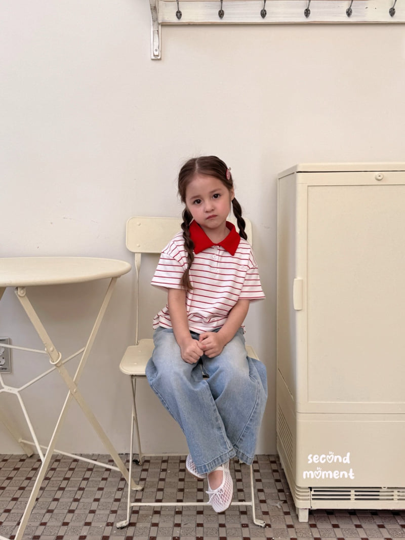 Second Moment - Korean Children Fashion - #minifashionista - Cheese Rugby Tee - 3