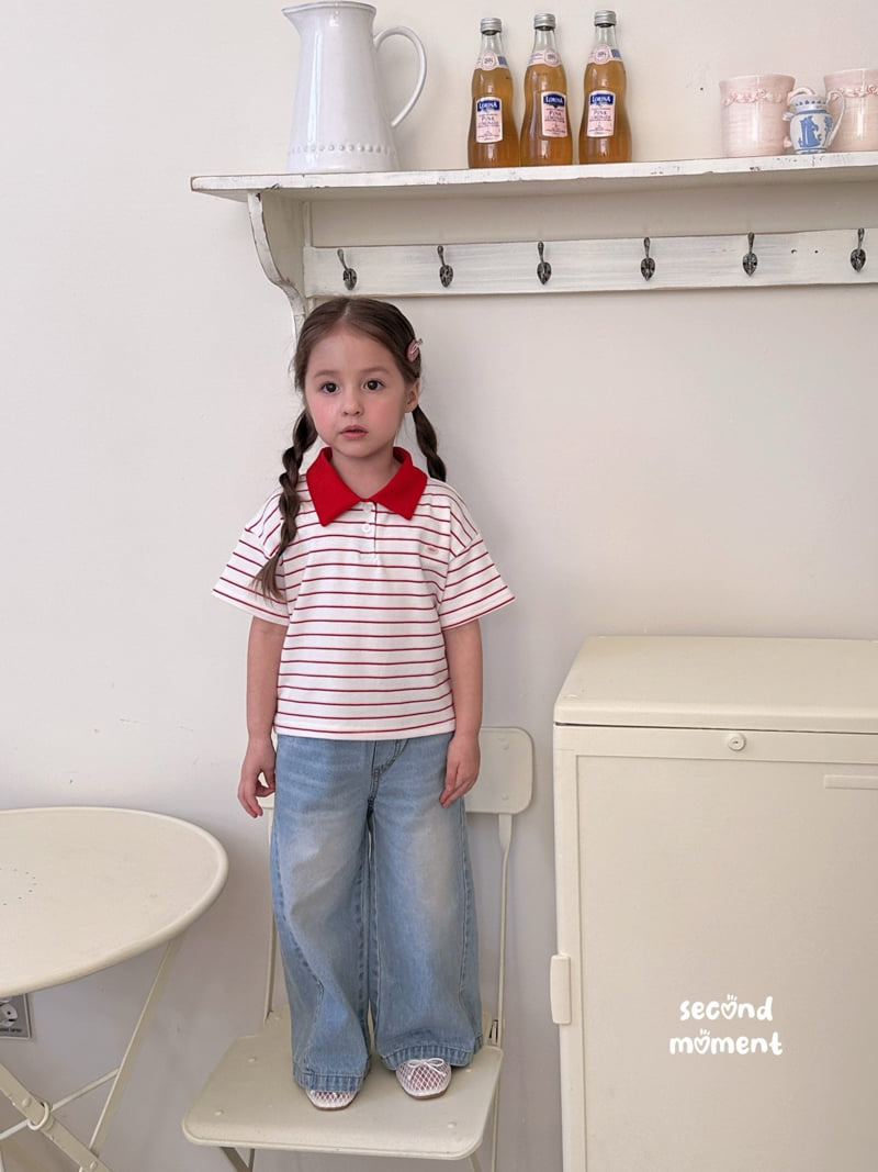 Second Moment - Korean Children Fashion - #prettylittlegirls - Summer Wide Denim Pants - 12