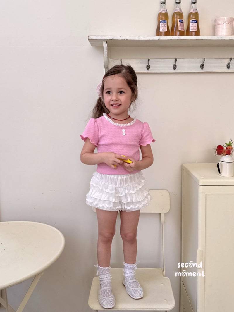 Second Moment - Korean Children Fashion - #prettylittlegirls - Lily Puff Tee - 6