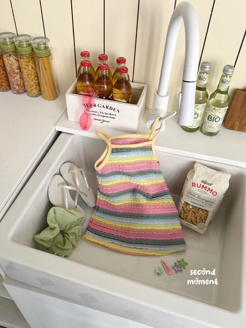 Second Moment - Korean Children Fashion - #prettylittlegirls - Rainbow One-piece - 3