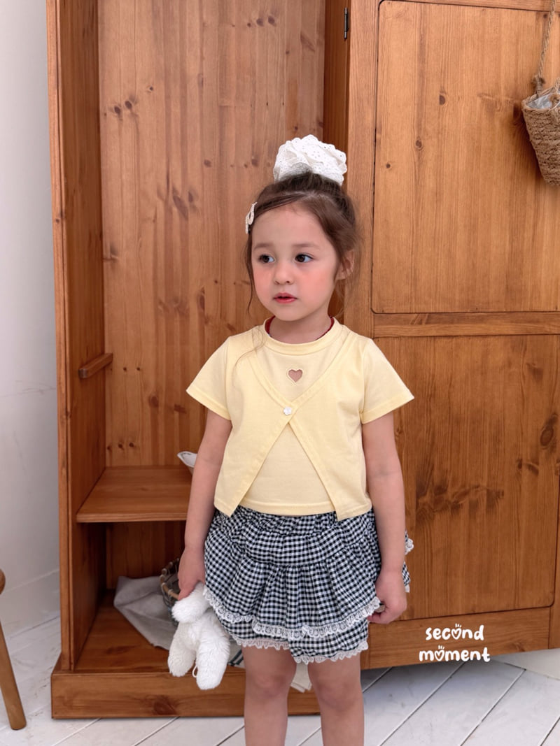 Second Moment - Korean Children Fashion - #stylishchildhood - Layered Heart Tee - 8