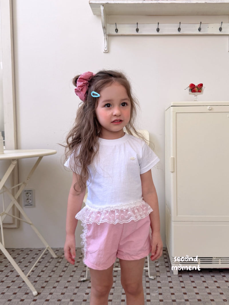 Second Moment - Korean Children Fashion - #todddlerfashion - Sherbet Pearl Shorts - 12