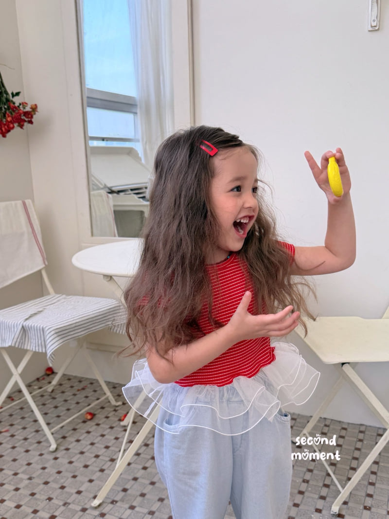 Second Moment - Korean Children Fashion - #todddlerfashion - Cherry Wire Tee - 8