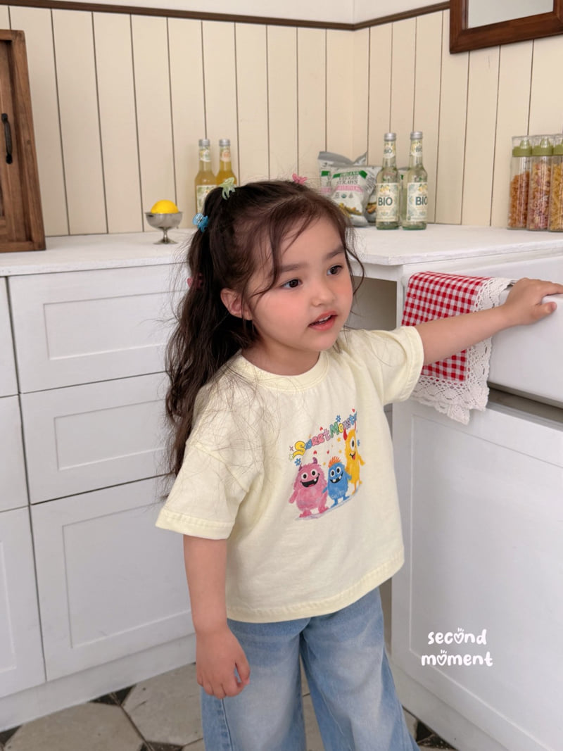 Second Moment - Korean Children Fashion - #toddlerclothing - Sweet Monster Tee - 5