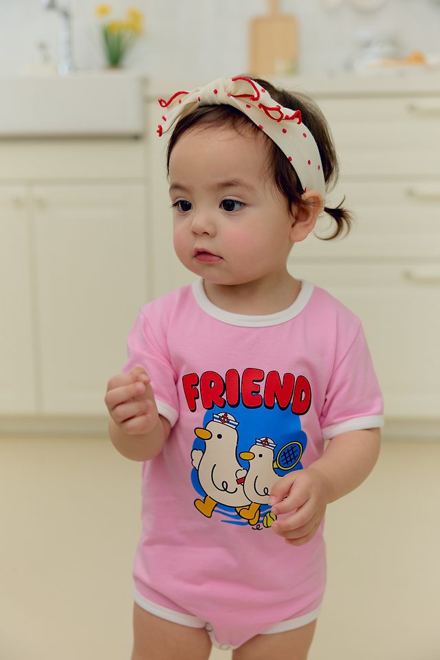 Sera - Korean Baby Fashion - #babyboutiqueclothing - (Bebe) Friend Suit - 9