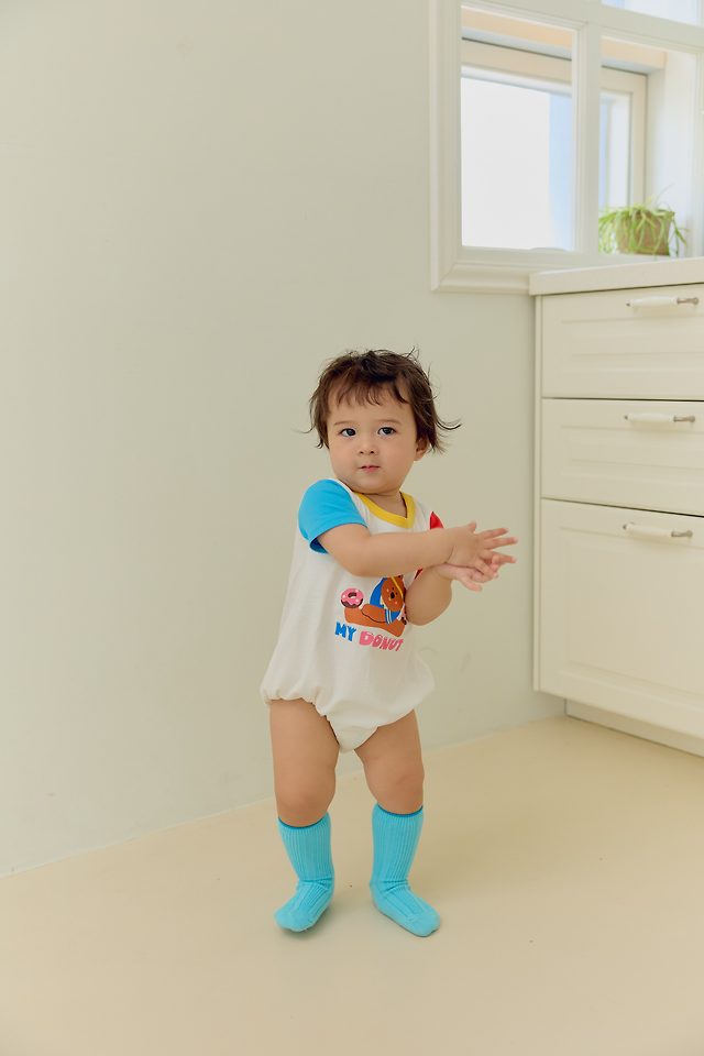 Sera - Korean Baby Fashion - #babyboutiqueclothing - (Bebe) Donut Suit - 8