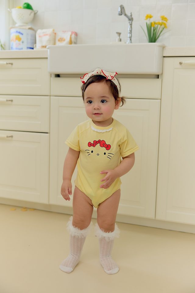 Sera - Korean Baby Fashion - #babyboutiqueclothing - (Bebe) Lace Kitty Suit - 7