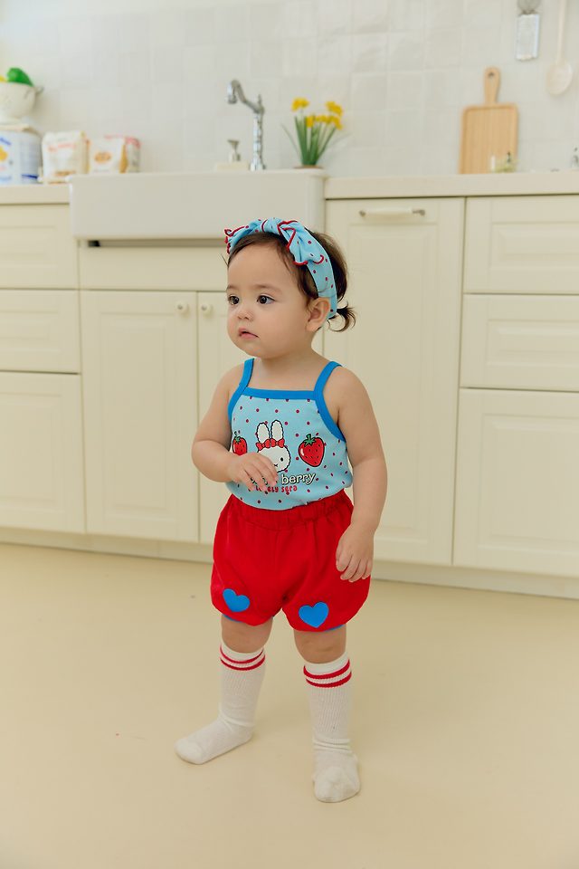 Sera - Korean Baby Fashion - #babyboutiqueclothing - (Bebe) Strap Sleeveless Set - 10