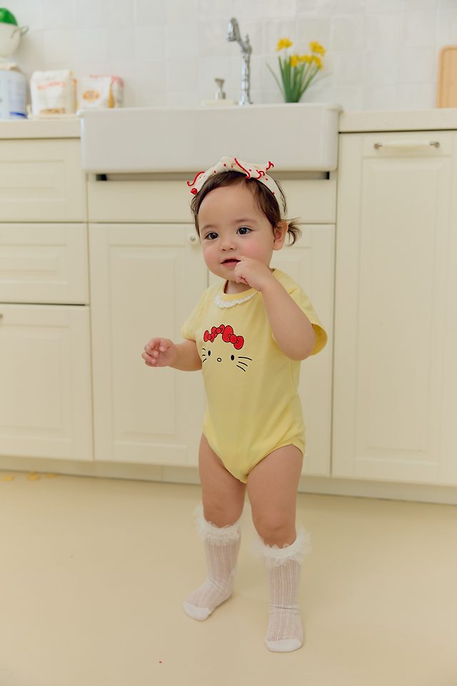 Sera - Korean Baby Fashion - #babyclothing - (Bebe) Lace Kitty Suit - 8