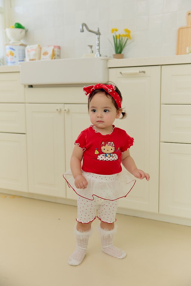 Sera - Korean Baby Fashion - #babyboutiqueclothing - (Bebe) Summer Jacquard Set - 4