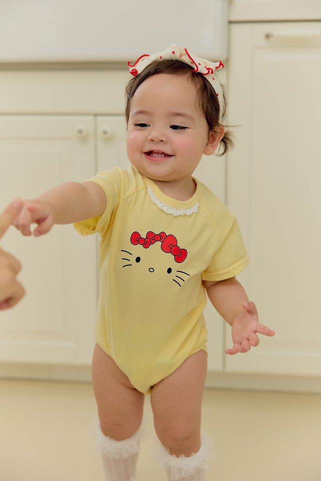 Sera - Korean Baby Fashion - #babyfashion - (Bebe) Lace Kitty Suit - 9
