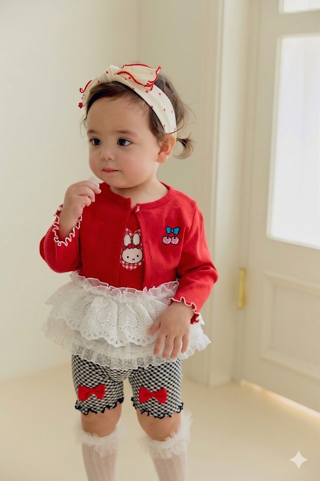 Sera - Korean Baby Fashion - #babygirlfashion - (Bebe) Dot Hairband - 10