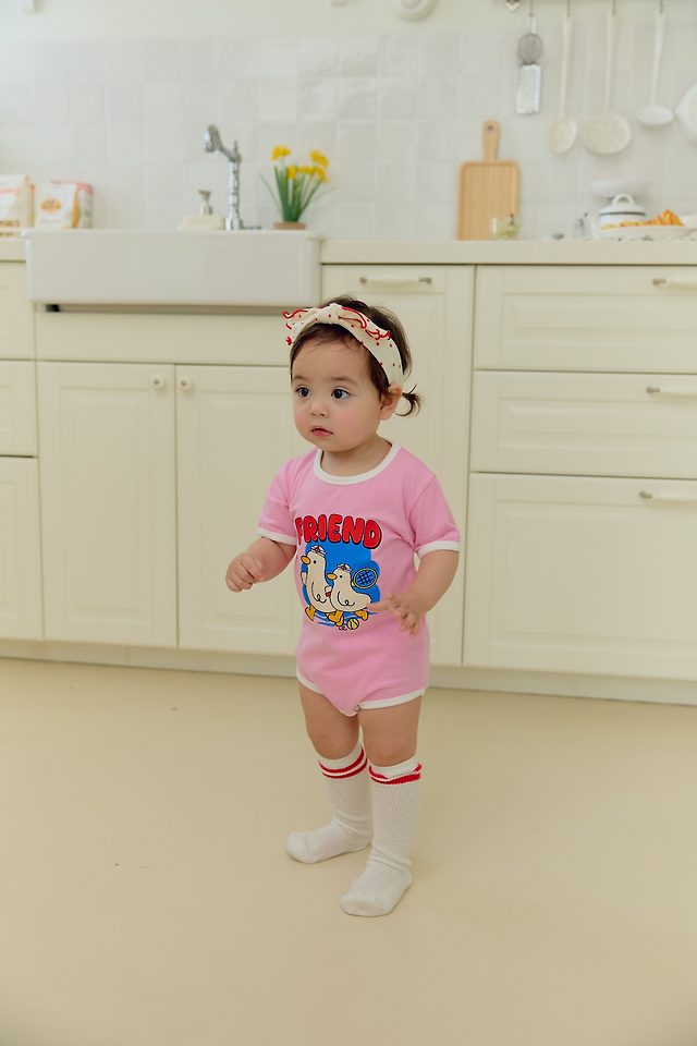 Sera - Korean Baby Fashion - #babyoutfit - (Bebe) Friend Suit - 3