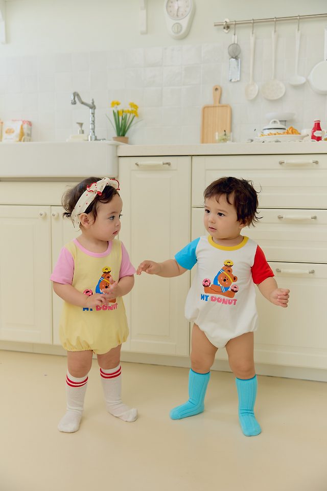 Sera - Korean Baby Fashion - #babyoutfit - (Bebe) Donut Suit