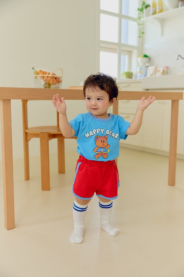 Sera - Korean Baby Fashion - #babyoutfit - (Bebe) Hello Set - 6