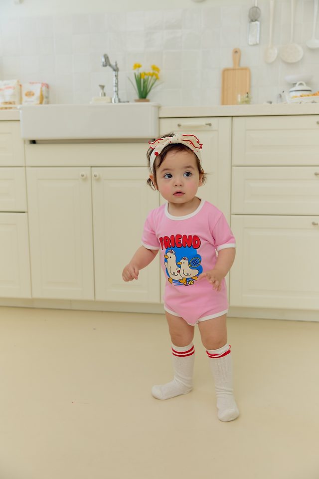 Sera - Korean Baby Fashion - #babyoutfit - (Bebe) Friend Suit - 4