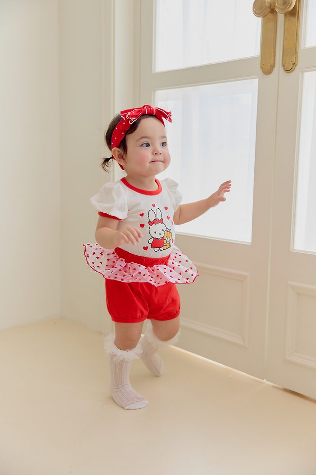 Sera - Korean Baby Fashion - #babywear - (Bebe) Heart Pop Set - 10