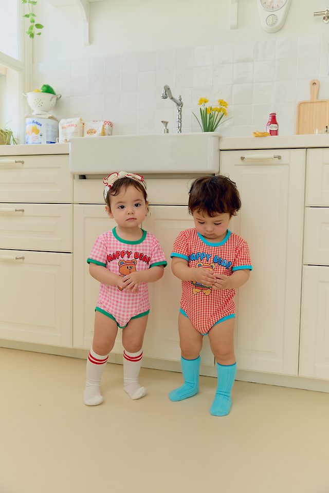 Sera - Korean Baby Fashion - #babywear - (Bebe) Hula Hoop Bear Suit - 5