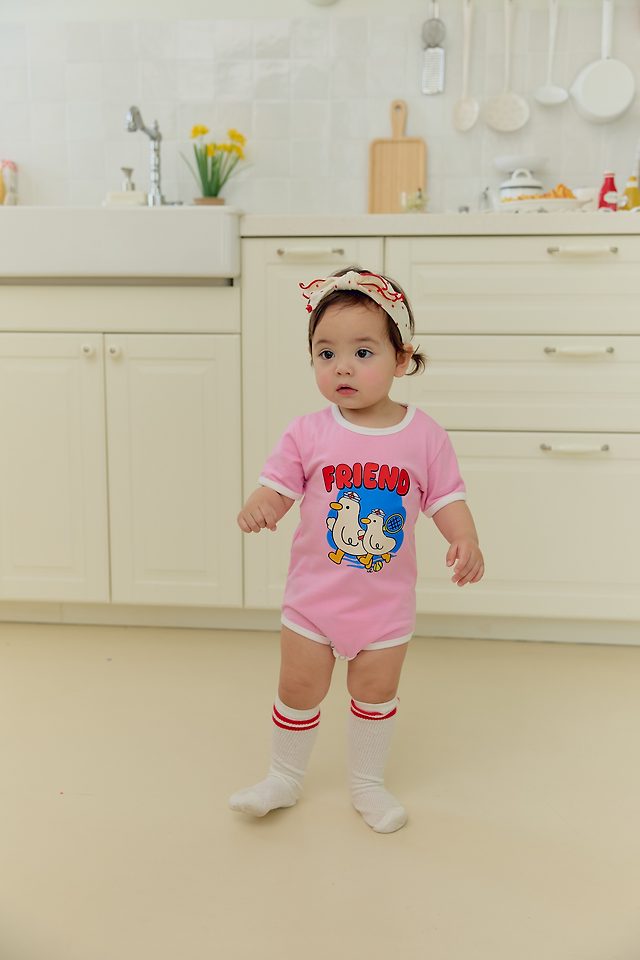 Sera - Korean Baby Fashion - #onlinebabyboutique - (Bebe) Friend Suit - 5
