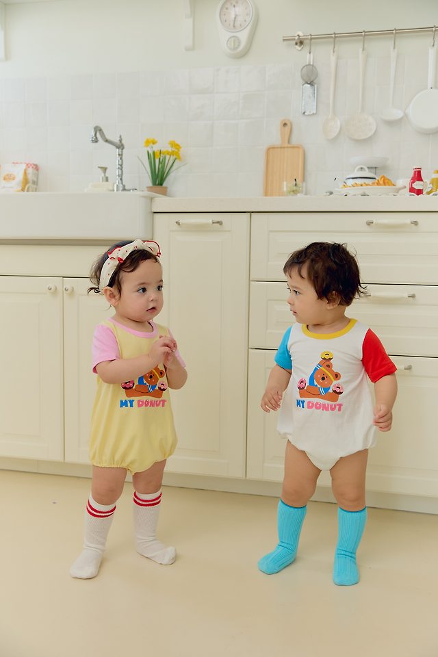 Sera - Korean Baby Fashion - #babywear - (Bebe) Donut Suit - 4
