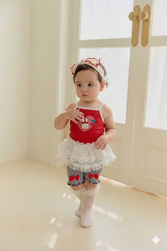Sera - Korean Baby Fashion - #onlinebabyboutique - (Bebe) Petit Chou Apron - 4
