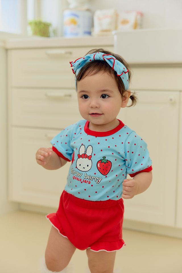 Sera - Korean Baby Fashion - #onlinebabyshop - (Bebe) Dot Hairband - 3