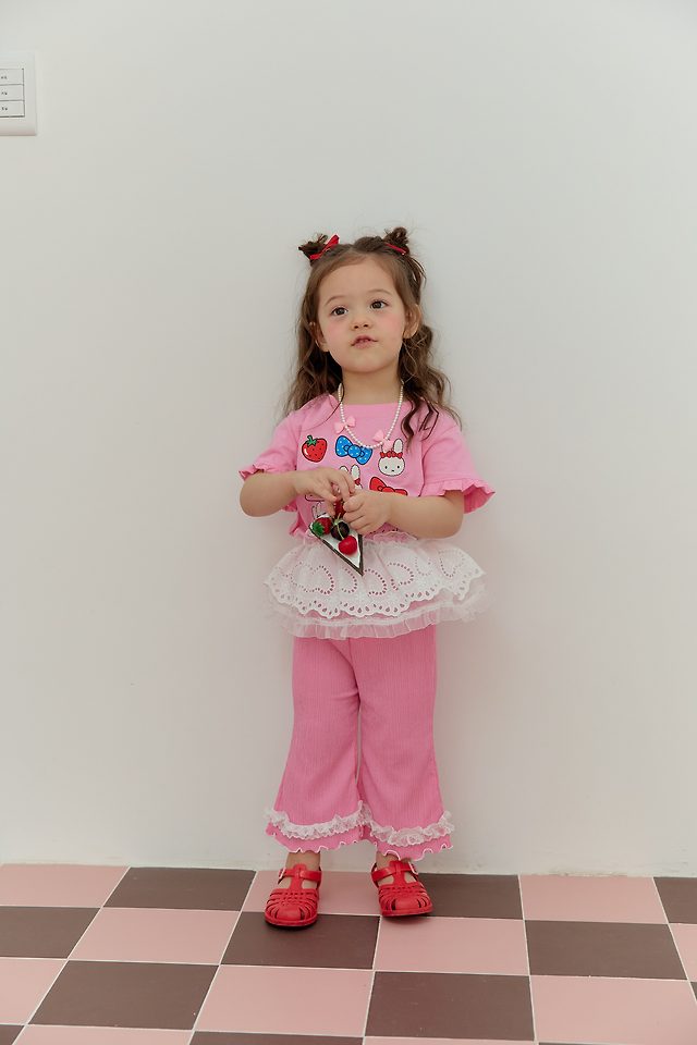Sera - Korean Children Fashion - #Kfashion4kids - Heartthrob Frill Tee - 10
