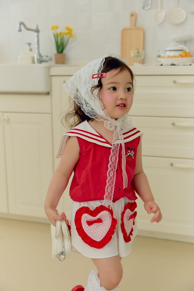 Sera - Korean Children Fashion - #Kfashion4kids - Sailor Cherry Blouse - 8