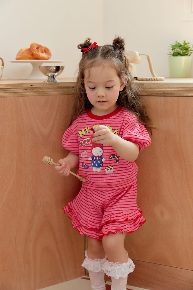 Sera - Korean Children Fashion - #Kfashion4kids - Pongpong Set - 7