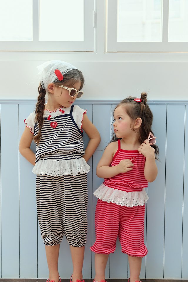 Sera - Korean Children Fashion - #Kfashion4kids - Star Stripe Set - 6