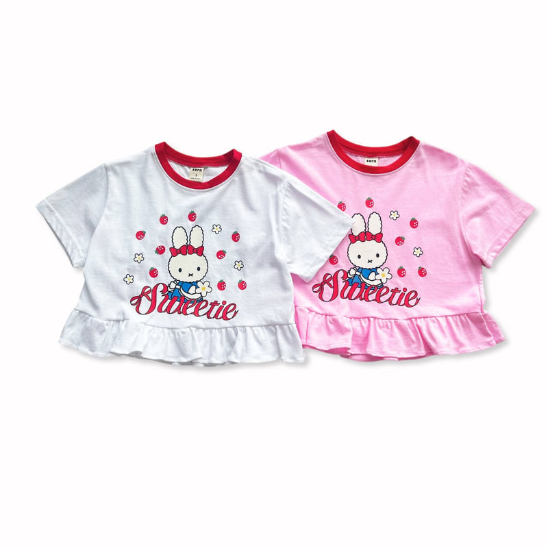 Sera - Korean Children Fashion - #childofig - Strawberry Frill Tee - 11