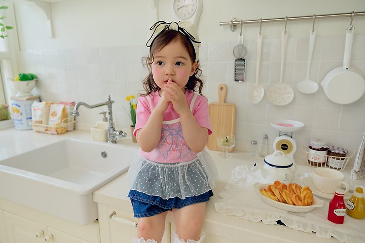 Sera - Korean Children Fashion - #childofig - Sharar Ribbon Tee - 6