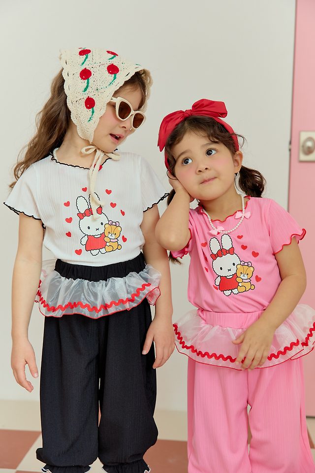 Sera - Korean Children Fashion - #childofig - Bunny Bear Cool Set
