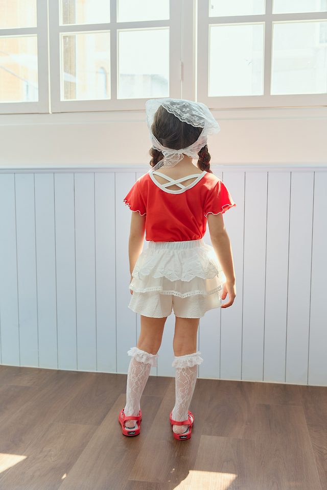 Sera - Korean Children Fashion - #childrensboutique - Check Heart Tee - 5