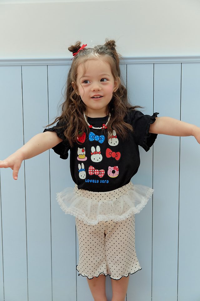 Sera - Korean Children Fashion - #childrensboutique - Heartthrob Frill Tee - 3