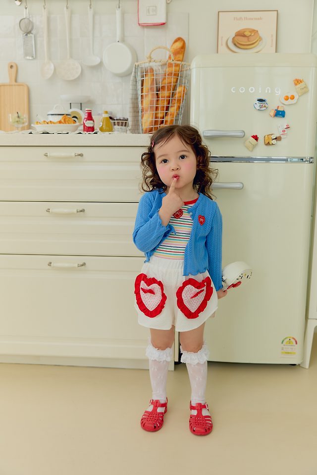 Sera - Korean Children Fashion - #childrensboutique - Heart Pocket Shorts - 10