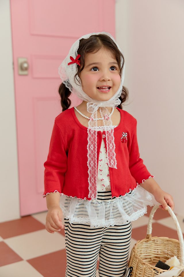 Sera - Korean Children Fashion - #designkidswear - Sleeveless Cardigan Set