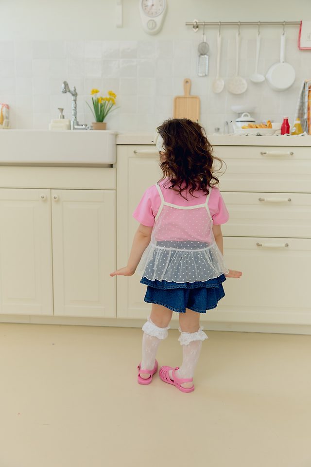 Sera - Korean Children Fashion - #designkidswear - Sharar Ribbon Tee - 8