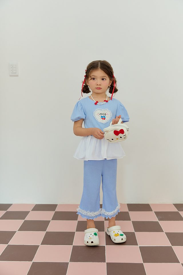 Sera - Korean Children Fashion - #designkidswear - Puff Long Tee - 3