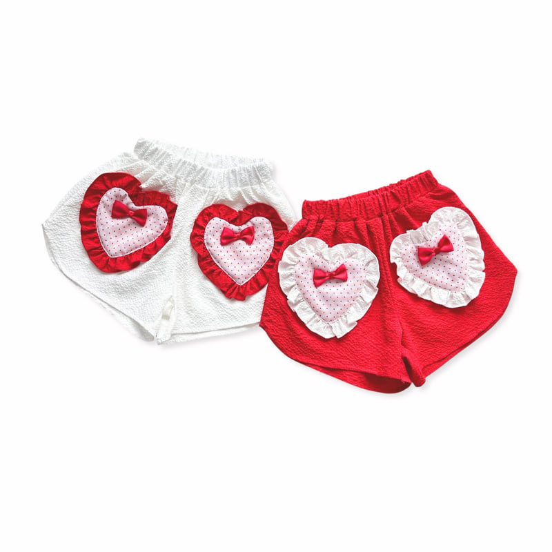 Sera - Korean Children Fashion - #designkidswear - Heart Pocket Shorts - 11