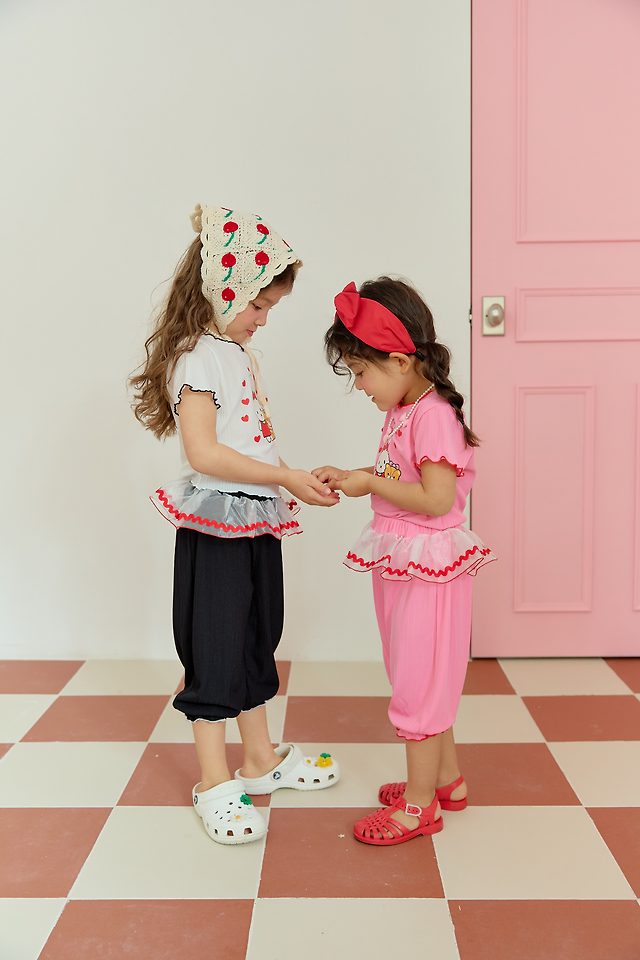 Sera - Korean Children Fashion - #childrensboutique - Bunny Bear Cool Set - 4