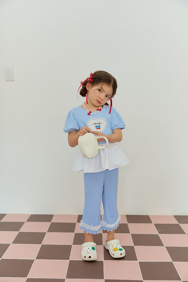 Sera - Korean Children Fashion - #designkidswear - Puff Long Tee - 4