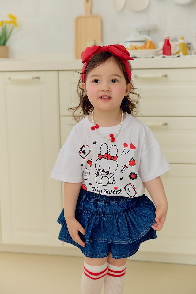 Sera - Korean Children Fashion - #discoveringself - Denim Frill Skort - 8