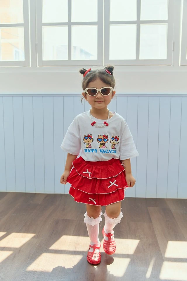 Sera - Korean Children Fashion - #discoveringself - Ribbon Dot Skirt - 7