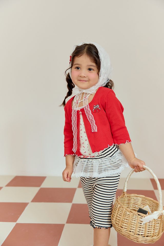 Sera - Korean Children Fashion - #fashionkids - Sleeveless Cardigan Set - 3