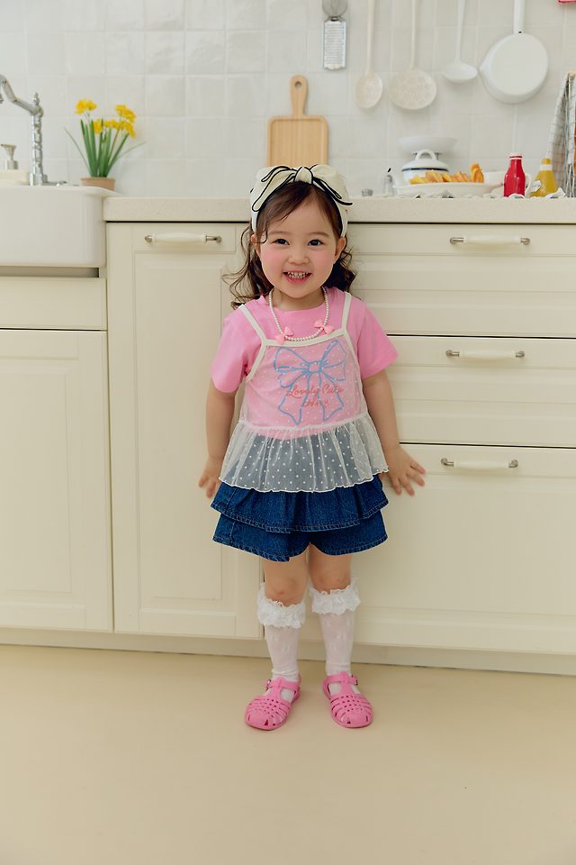 Sera - Korean Children Fashion - #fashionkids - Sharar Ribbon Tee - 10