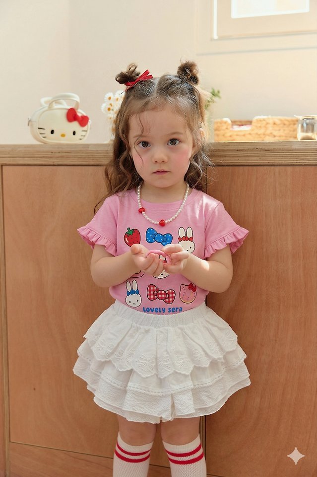 Sera - Korean Children Fashion - #fashionkids - Heartthrob Frill Tee - 6