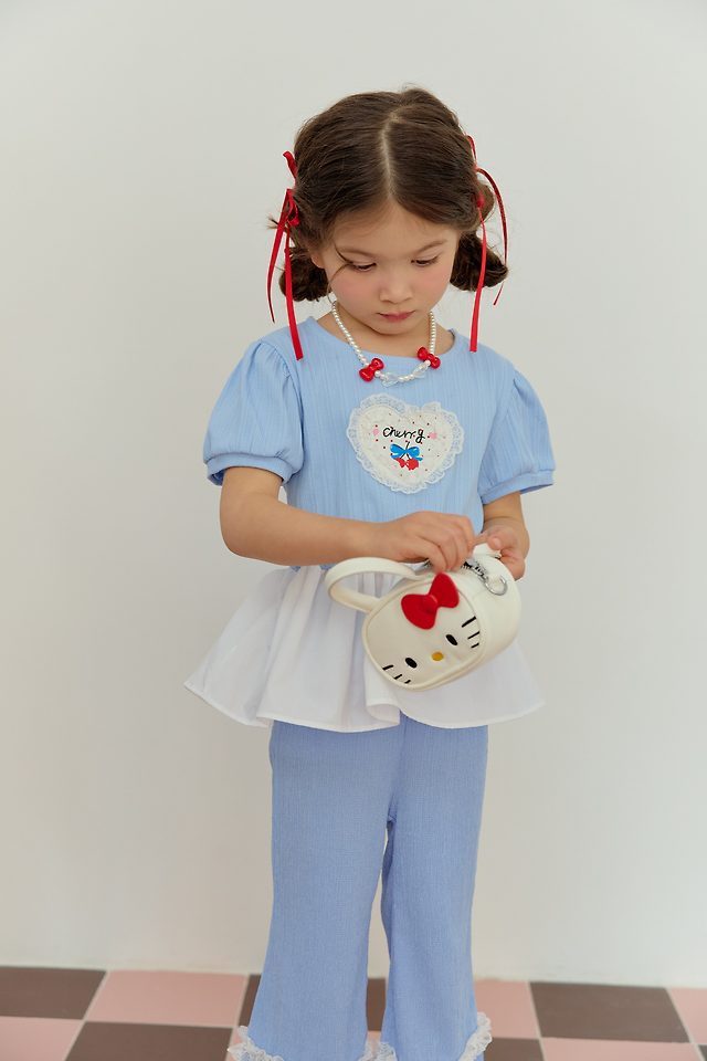 Sera - Korean Children Fashion - #fashionkids - Puff Long Tee - 5